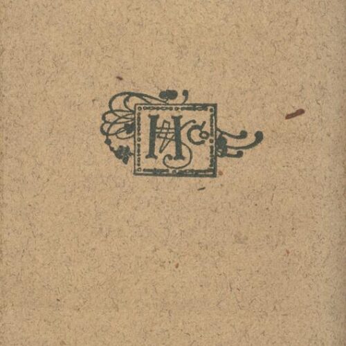 19 x 9 cm; 10 s.p. + 280 p. + 8 s.p., l. 1 bookplate CPC on recto, tied letter between l. 1-2, l. 2 half-title page and typog